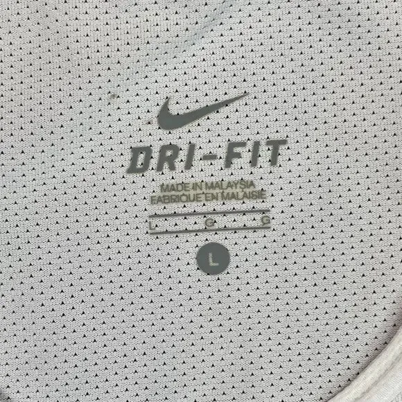 Nike Dri-FIT White Racerback Tank Top Large - Picture 5 of 13